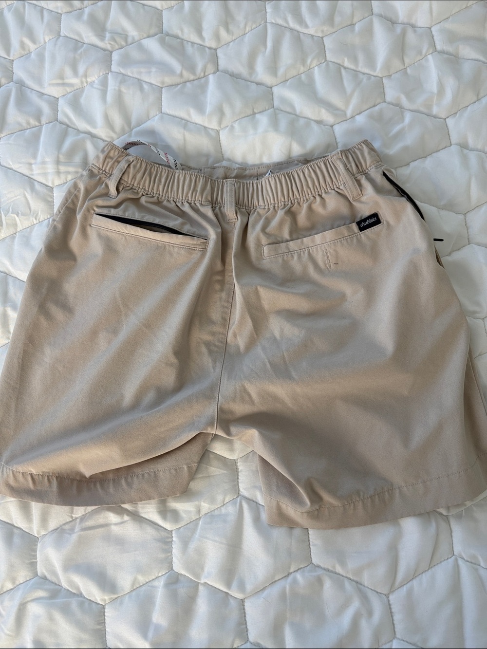 chubbies Tan Flat Front Casual Shorts - Picture 2 of 2
